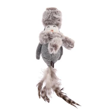 P.L.A.Y.狂野貓咪-快樂鳥(灰) 寵物玩具