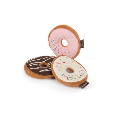 P.L.A.Y.狂野貓咪-巧克力甜甜圈 寵物玩具