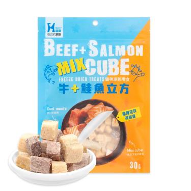 【超躍凍乾】牛鮭立方貓咪零食