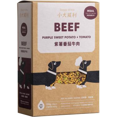 【小犬威利 】 凍乾熟食餐-紫薯蕃茄牛肉 200g
