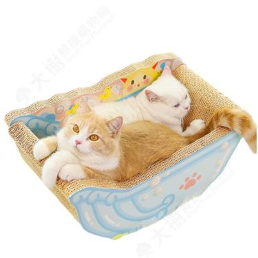 【寵物夢工廠】浴缸貓抓板