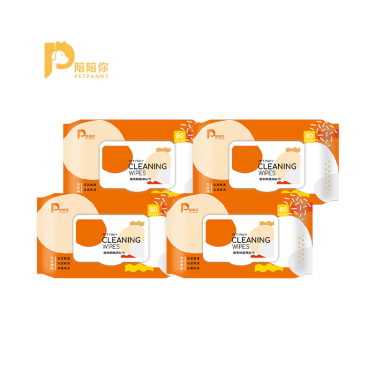 【PETPANNY 陪陪你】寵物抑菌濕紙巾（80片X4包組）（廠商直送）