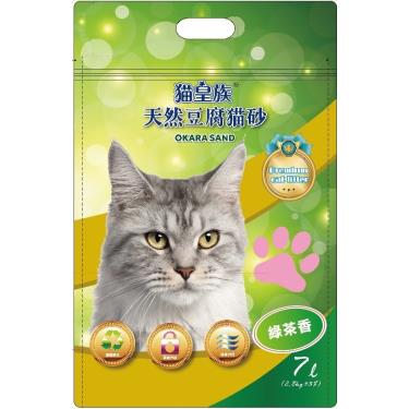 【貓皇族】豆腐貓砂（綠茶香）7L + -單一規格