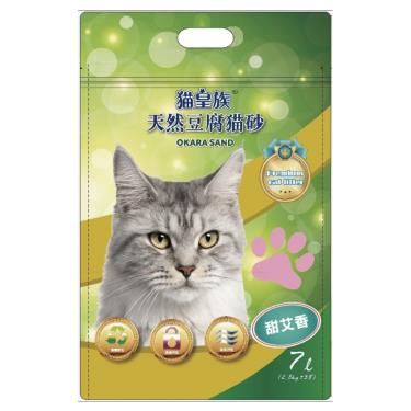 【貓皇族】豆腐貓砂（甜艾香）7L + -單一規格