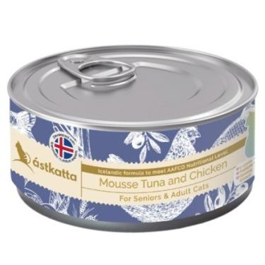 【冰島】熟齡貓罐鮪+雞慕斯（80g） + -單一規格