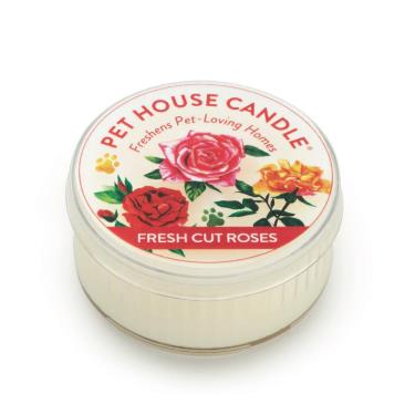 【PET HOUSE】寵物香氛蠟燭（鮮採玫瑰）45g 室內  除臭