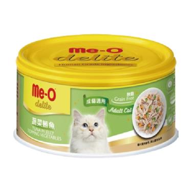 (咪歐貓罐 任選6件86折)【Me-O咪歐】小確幸貓罐-蔬菜鮪魚80g + -單一規格