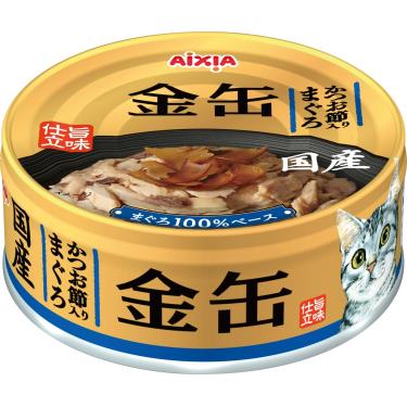 【AIXIA 愛喜雅】金缶4號（70g）鮪魚＋柴魚
