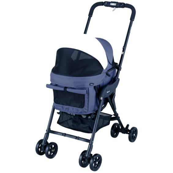 【Compet】日本精品寵物推車 milimili lite α 小型犬貓兩用車（寶石藍）（廠商直送）
