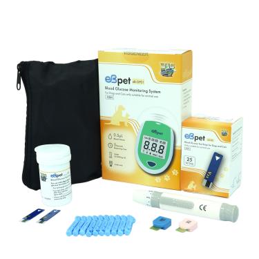 【eBmonitor 醫必】eBpet 暐世寵物血糖機套組（內含一盒試紙25片） + -單一規格