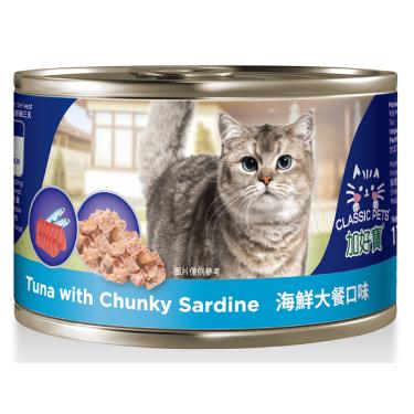 (加好寶貓罐任選6件86折)【加好寶】貓罐 - 海鮮大餐口味（170G）