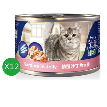 【加好寶】貓罐-精選沙丁魚大餐（170G）（12入組）