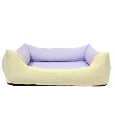 【Macarro馬卡兒】LATEX乳膠床-超涼感拼色紫黃（XS）（廠商直送）