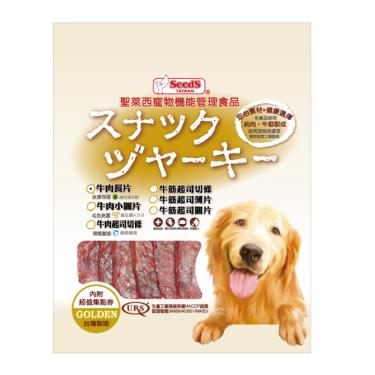 【Seeds 聖萊西】黃金系列-牛肉長片（犬零食）170g（效期日2024/11/11）