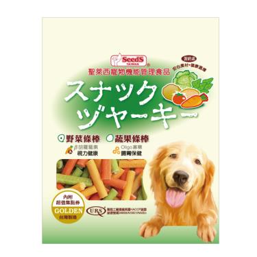 【Seeds 聖萊西】黃金系列-野菜條棒（犬零食）280g（效期日2024/11/07）