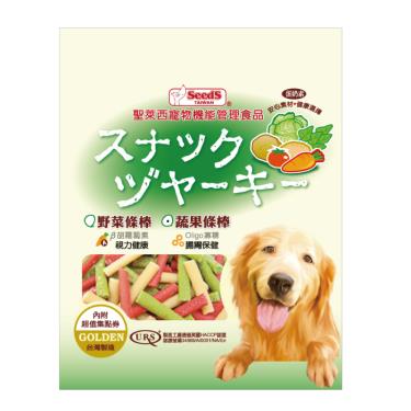 【Seeds 聖萊西】黃金系列-蔬果條棒（犬零食）280g（效期日2024/12/25）