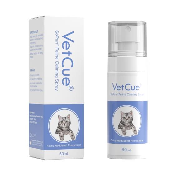 【VetCue舒普】貓咪舒緩情緒費洛蒙噴劑（60ml）（廠商直送）