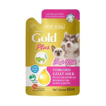 【GOLD】幼貓犬用初乳滅菌山羊奶（60ml） + -單一規格