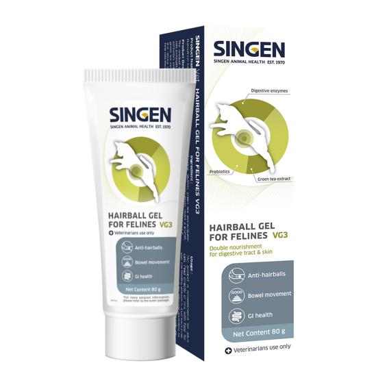 【SINGEN 信元發育寶】VG3貓用化毛膏80g（廠商直送）