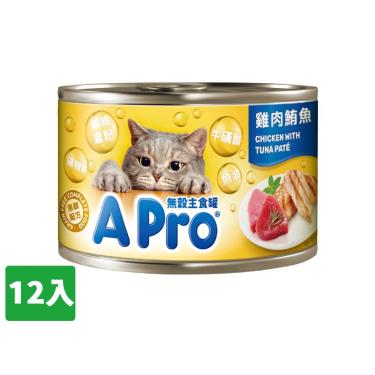 【愛卜Apro】無穀主食罐-雞肉鮪魚口味（170g*12/入）