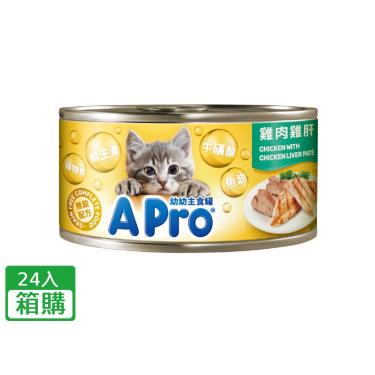 【愛卜Apro】幼幼主食罐-雞肉雞肝口味（85g*24/箱）