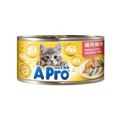 【愛卜Apro】幼幼主食罐-雞肉鯖魚口味85g + -單一規格