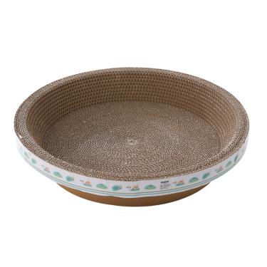 【寵物夢工廠】彩繪貼紙貓碗公抓板