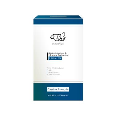 【奇異狗博士】腸胃道10好菌膠囊 犬專科（13.5g/盒）