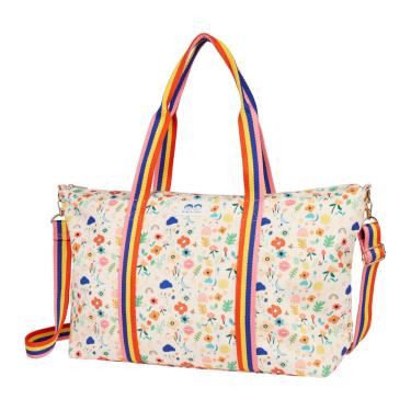 【英國Mimi & Lula】SS22 夏日小花旅行袋（附肩帶） 廠商直送