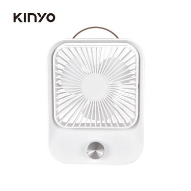 【KINYO】復古無段式桌扇 白（UF-5750W）廠商直送