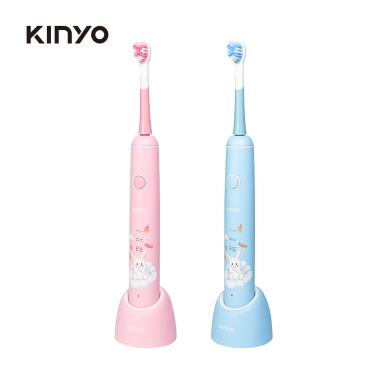 【KINYO】兒童音波電動牙刷 藍（ETB-520BU）廠商直送