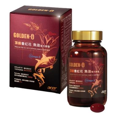 【Acer宏碁】Golden i頂級番紅花魚油複方膠囊（60粒/瓶） + -單一規格
