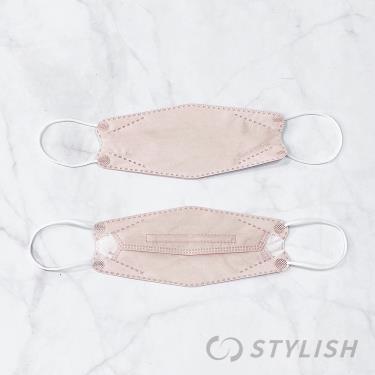 【STYLISH 史戴利】4D立體醫療口罩／成人 裸色奶茶（10片/盒）