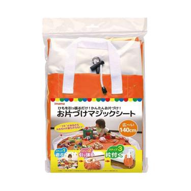 【日本 EDISON】mama 聰明玩具收納袋（橘）