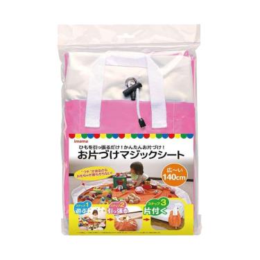 （任2件95折）【日本 EDISON】mama 聰明玩具收納袋（粉）