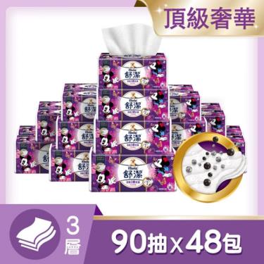 （滿額折）【KleeneX 舒潔】頂級三層舒適竹萃迪士尼抽取衛生紙 90抽x6包x8串/箱  活動至10/23