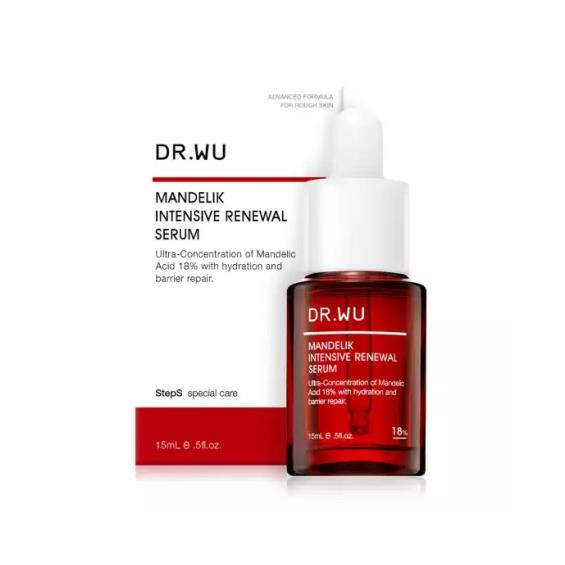 【DR.WU】杏仁酸亮白煥膚精華18%（15ml）小紅瓶 廠商直送