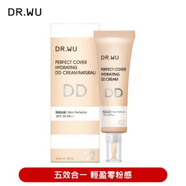 （滿額贈）【DR.WU】超完美保濕DD霜SPF28（40ml）自然色 廠商直送  活動至11/30