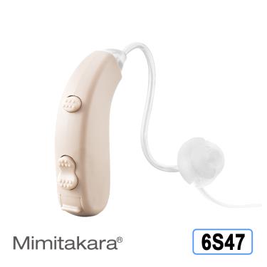 【Mimitakara 耳寶】數位雙頻耳掛型助聽器（6S47）廠商直送