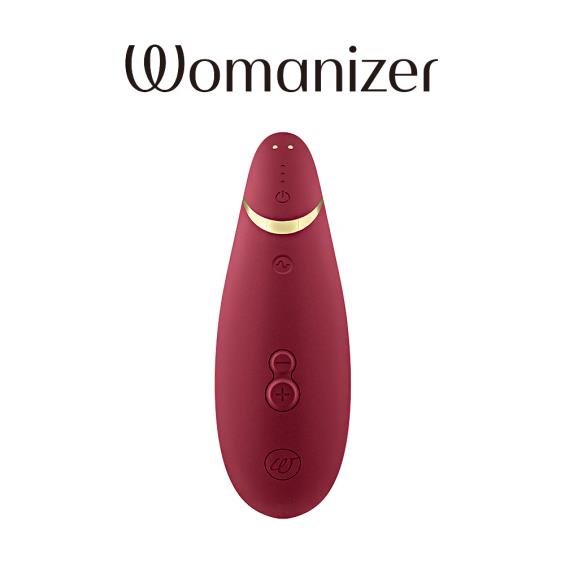 【Womanizer】Premium2 吸吮愉悅器（酒紅）廠商直送