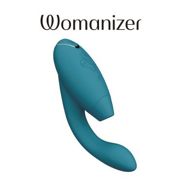【Womanizer】Duo2 震動吸吮愉悅器（深綠）廠商直送