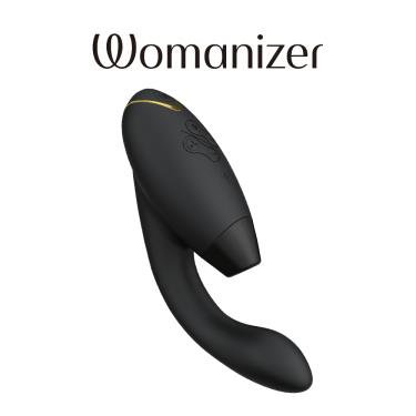 【Womanizer】Duo2 震動吸吮愉悅器（黑）廠商直送