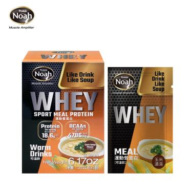 【諾亞普羅丁】 MEAL運動餐蛋白-玉米濃湯（35gx5入）／盒 廠商直送