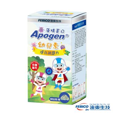 【遠東生技】Apogen®愛保清藻精蛋白幼兒素（80g/瓶） + -單一規格