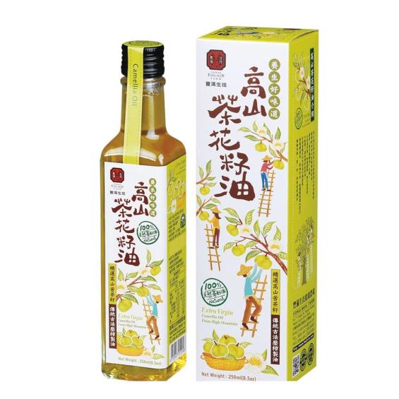 【豐滿生技】健康茶籽油（高山茶）2盒組（250ml／盒）廠商直送