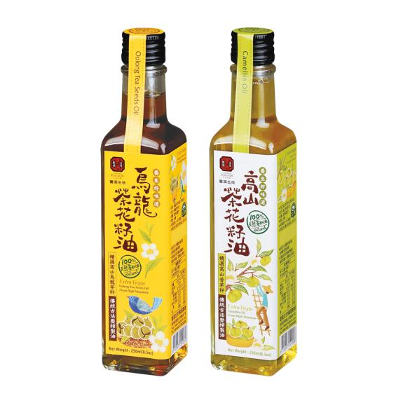 【豐滿生技】健康茶籽油（烏龍茶+高山茶）2盒組（250ml／盒）廠商直送