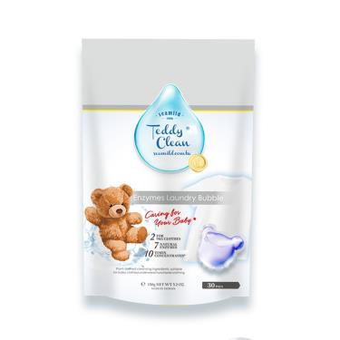 【清淨海】Teddy Clean 植萃酵素 低水位洗衣膠囊-小蒼蘭（30顆/包）