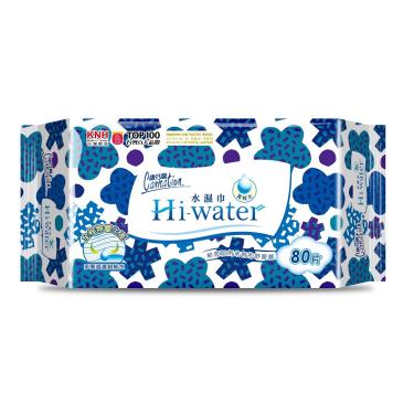 (滿額贈)【康乃馨】水濕巾Hi-Water（80抽/3入組）新舊包裝 隨機出貨 活動至4/30