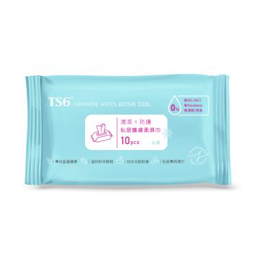 【TS6護一生】私密護膚柔濕巾（沁涼）（10張/包） + -單一規格