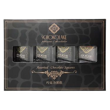 【巧克力雲莊】厄瓜多黑巧克力薄片24入禮盒(100%) 廠商直送